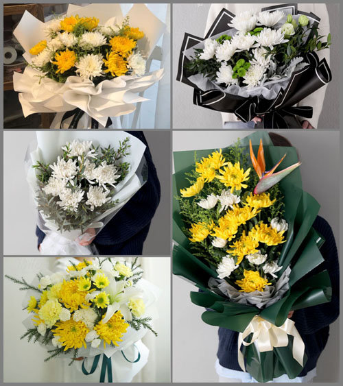 广东梅州市五华县安流镇三江村白事花束代送